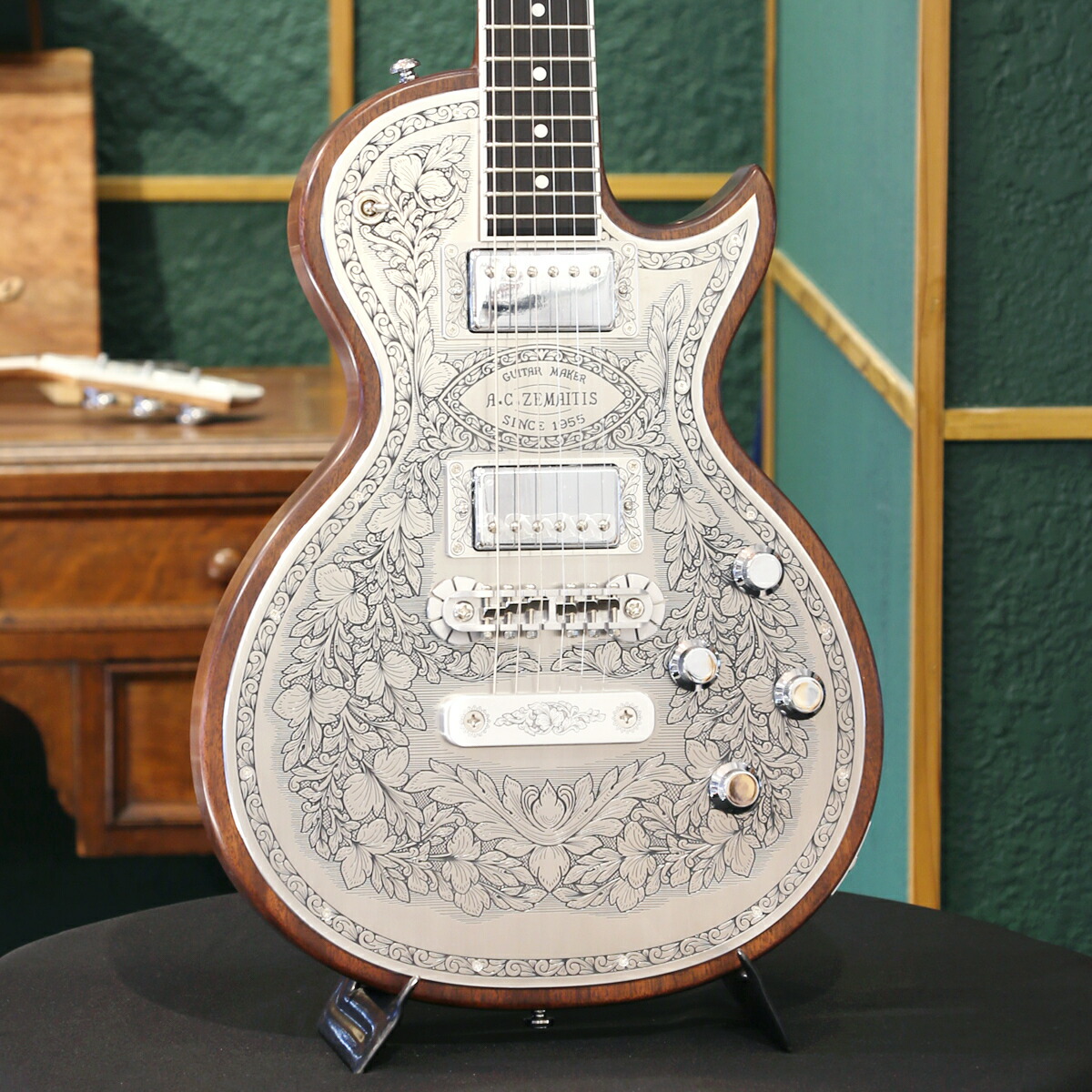 Zemaitis ゼマイティス エレキギター メタルフロント MFG-AC-22 Natural ナチュラル 22フレット 2H
