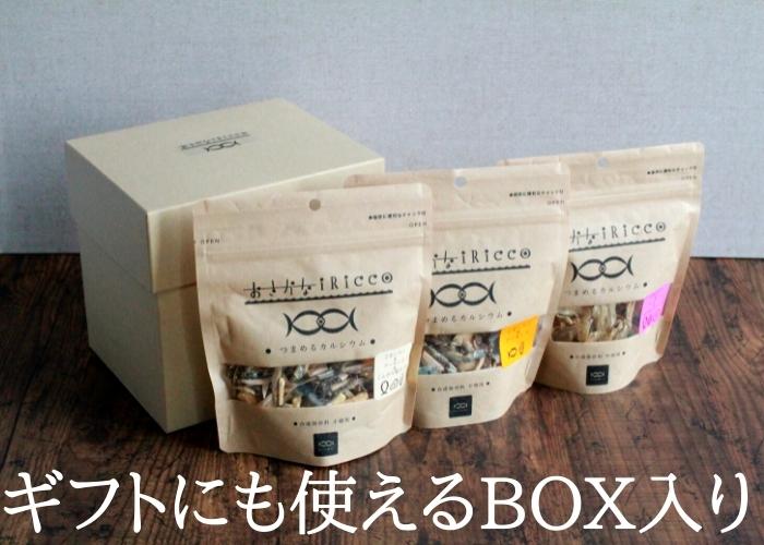 楽天市場】おさかなIRICCOごまいりこ85g3種セットギフト箱