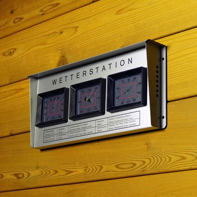 TFA Dostmann Analogue 気圧計 station ウェザーステーション 温度計