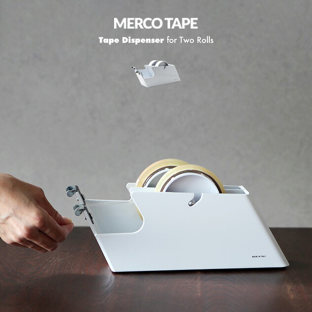 Merco Tape Logo 【楽天市場】Merco Tape /Tape Dispenser for Two Rolls / メルコテープ テープディスペンサー ツー ...