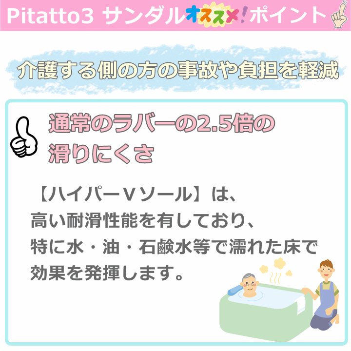 お得な 移動 歩行支援用品 3足セット Pitatto3 シューズ 介助 介護 靴 ピタットサンダル 施設 介助 ピタット シューズ サンダル 3足セット 入浴介助 病院 風呂 ヘルパー シューズ ヘルパーシューズ 入浴介助靴 入浴介助シューズ 入浴介助サンダル すべらない 滑らない