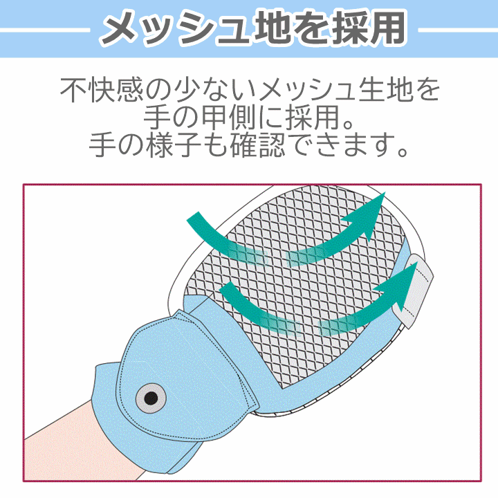 市場 フドーてぶくろ横入れ 医療手袋 介護手袋 1双 おむついじり 介護用手袋 2枚入 両手 L いたずら防止用手袋 ファスナー付 テブクロ ミトン  寝たきり てぶくろ