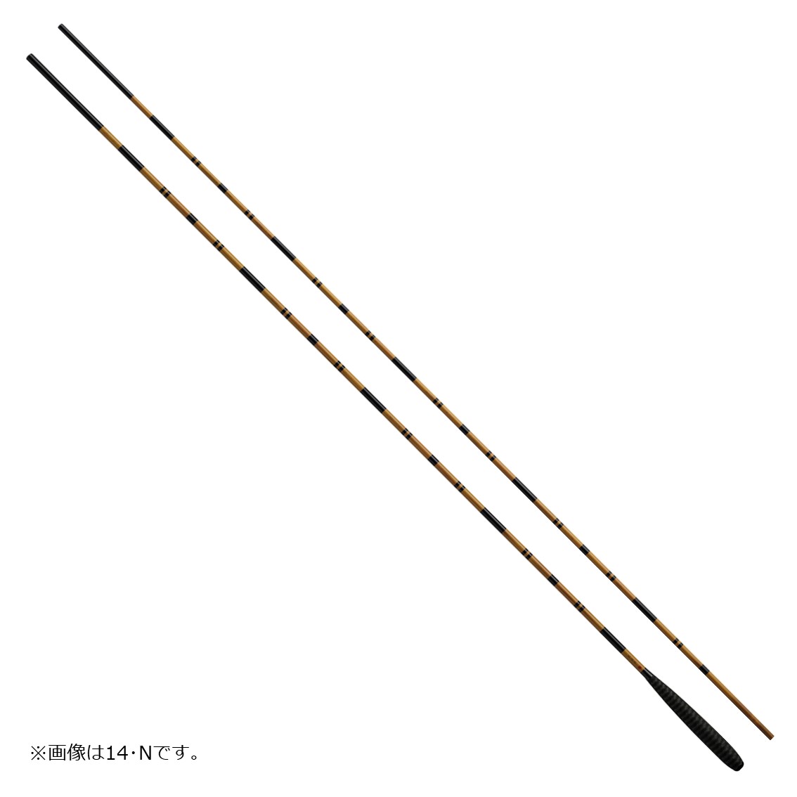 ヘラブナ竿NFT？21尺6本継自重150g.握りに漆補修してあります。 ヘラブナ竿NFT？21尺6本継自重150g.握りに漆補修してあります。