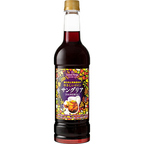 サントネージュ 酸化防止剤無添加のやさしいワイン サングリア ペットボトル 720ml×12本 u-sa 5,045円
