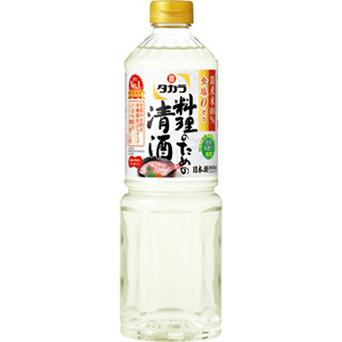 宝酒造 タカラ 料理のための清酒 1L ペット 1000ml×12本 料理酒 u-yu