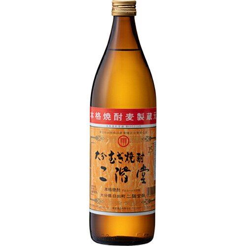 二階堂酒造 麦焼酎 二階堂 25度 900ml×12本 1ケース 大分 u-yu|酒のZenjin 店