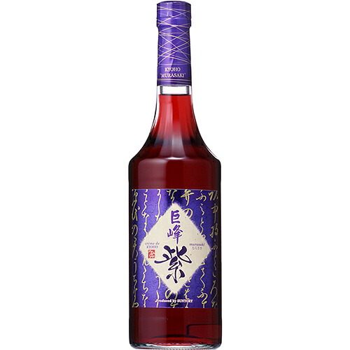 サントリー クレーム ド キョホウ 巨峰紫 700ml×6本 u-yu