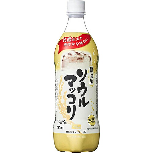 サントリー ソウルマッコリ 750ml×15本 1ケース ペットボトル u-yu