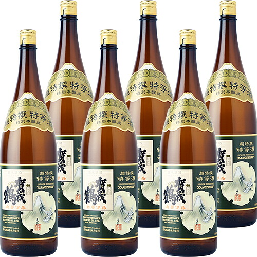 賀茂鶴 特別本醸造 超特撰特等酒 1.8L瓶 1800ml×6本 u-yu