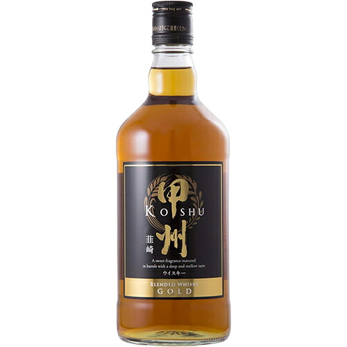 富永貿易 甲州韮崎 ゴールド 700ml×6本 ブレンデッドウイスキー 日本 u-yu