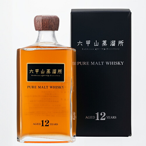 六甲山蒸溜所 六甲山ピュアモルトウイスキー12年 720ml 箱入 u-yu｜酒のZenjin 店