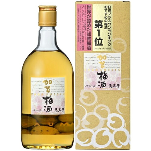 小堀酒造店 萬歳楽 加賀梅酒 720ml×6本 箱入 u-yu 8,036円