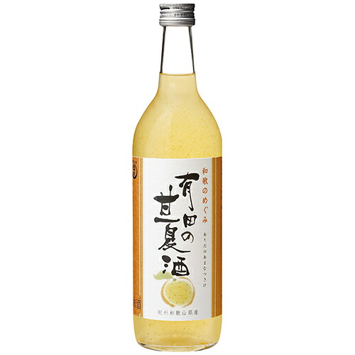 世界一統 和歌のめぐみ 有田の甘夏酒 720ml×6本 和歌山 u-yu