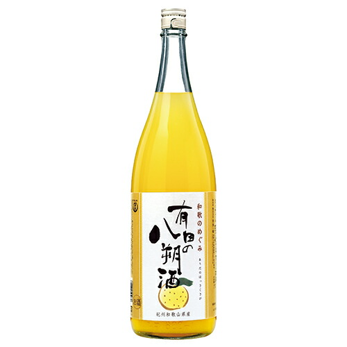 世界一統 和歌のめぐみ 有田の八朔酒 1.8L瓶 1800ml×6本 和歌山 u-yu