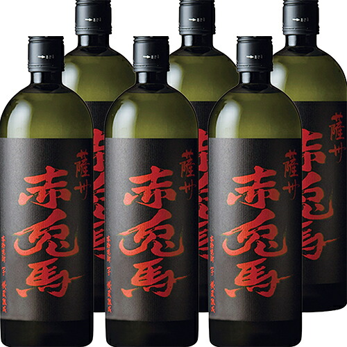 濱田酒造 芋焼酎 赤兎馬 25度 720ml×6本 1ケース u-yu