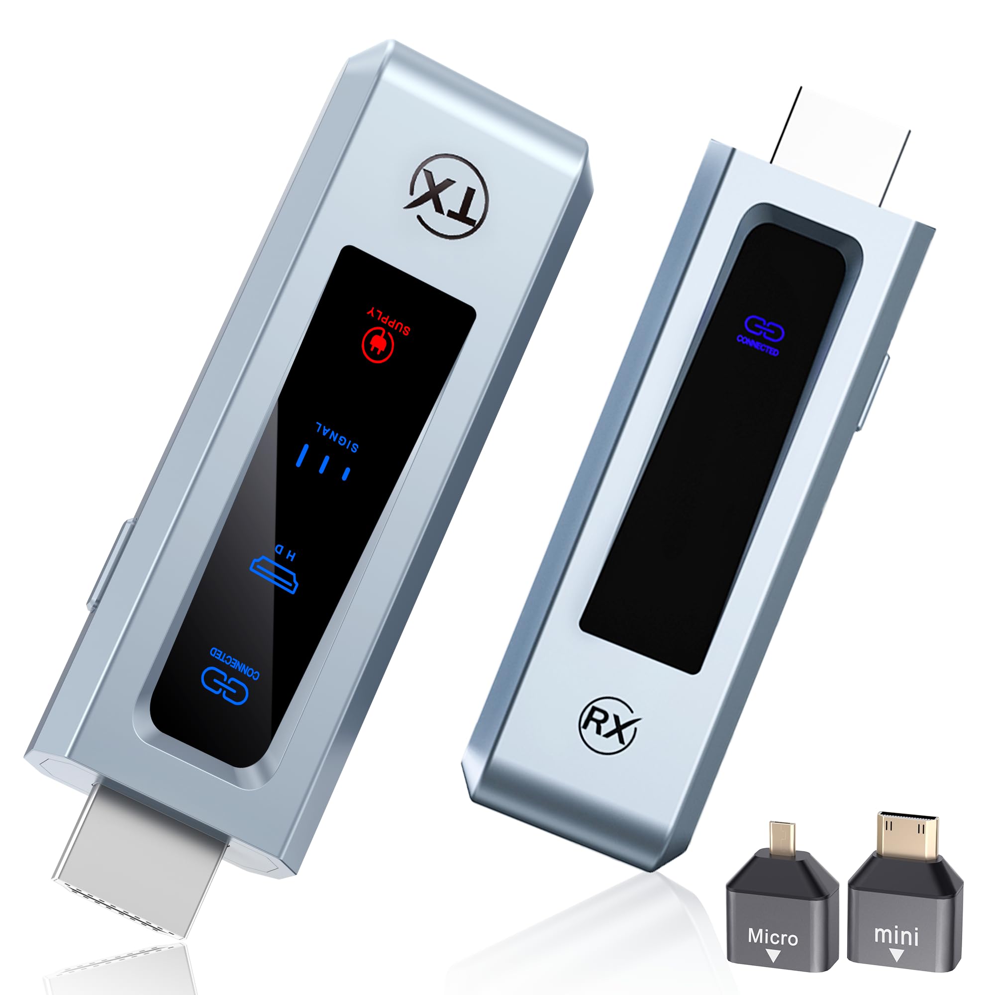 楽天市場】ワイヤレス HDMI 送受信機 セット 小型 50M無線ミラーモード