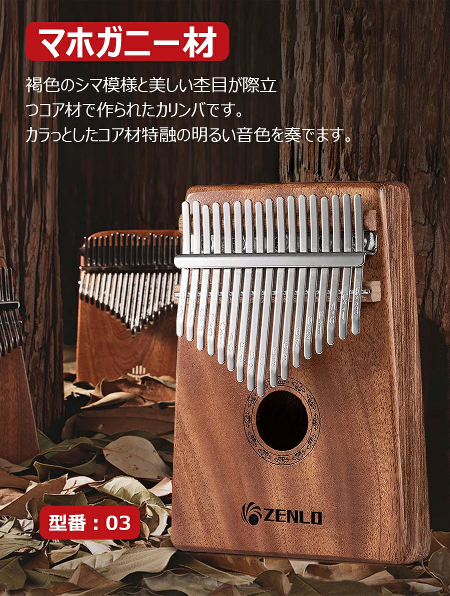 ☆最大500円OFFクーポン】カリンバ 初心者セット 収納ケース カリンバ