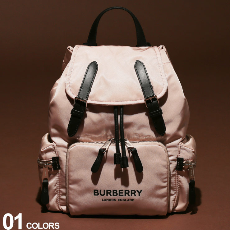 【楽天市場】バーバリー BURBERRY バックパック ミディアム ナイロン レザー ロゴ プリント ブランド レディース バッグ 鞄