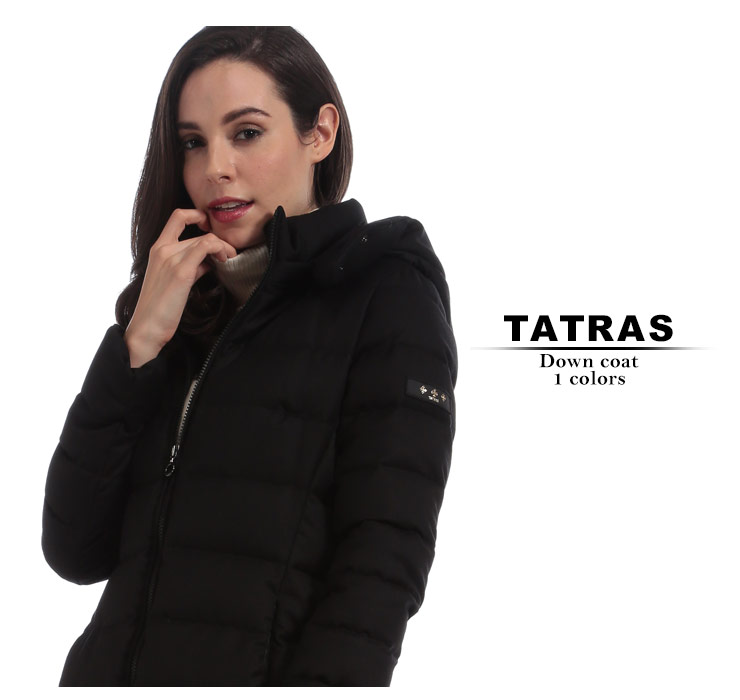 レディース ダウンコート ウール Tatras レディース パーカー フード タトラス Emporio メンズ Aライン ダウンジャケット ゼジャ ダウン Zeja Black ブランド ロング ミドル Trltaa4758 ゼンオンライン店tatras タトラス レディース ダウンジャケット お待たせ