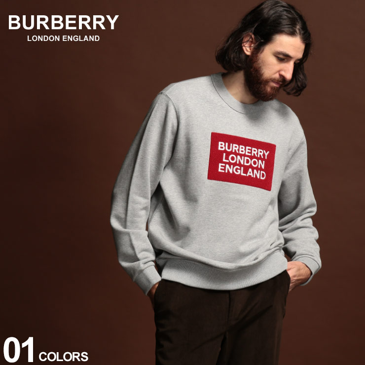 バーバリー スウェット メンズ BURBERRY トレーナー パイルロゴ プル