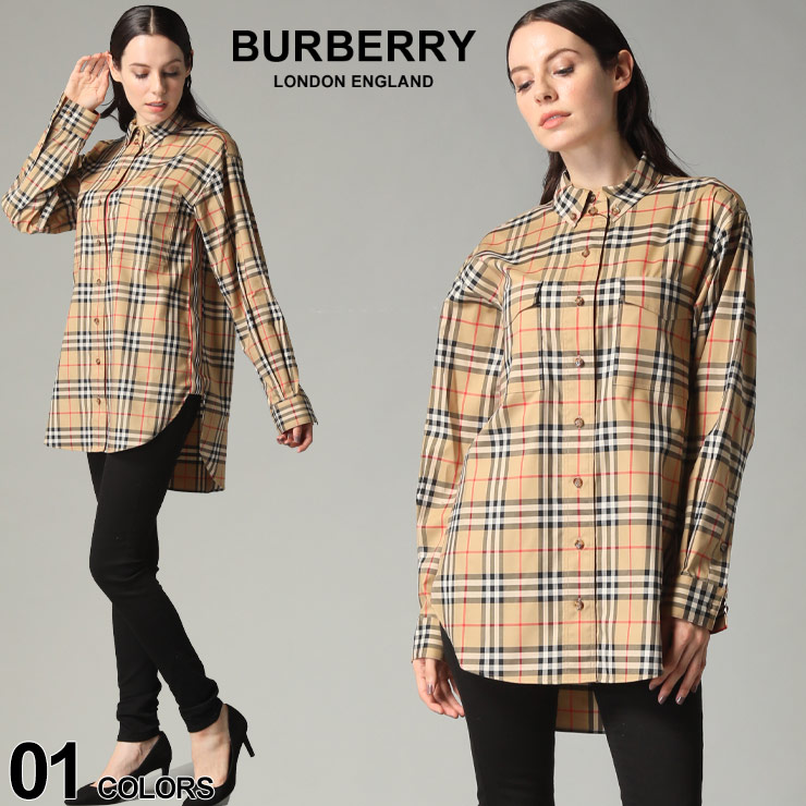 SALE／56%OFF】 バーバリー レディース シャツ 長袖 BURBERRY