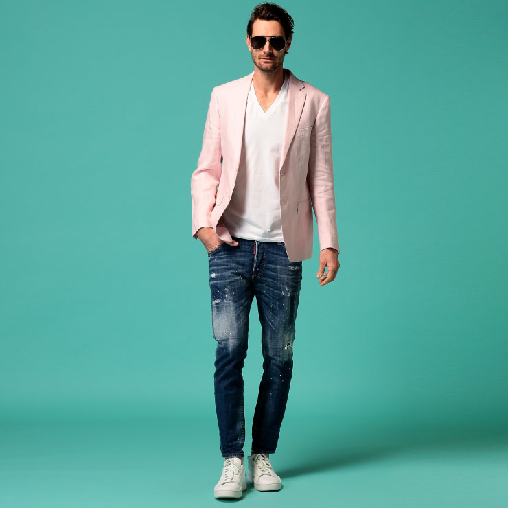 大特価 ローレン ラルフローレン 麻 ジャケット メンズ Lauren Ralph ブランド シングル 2ツ釦 2b Ultra Flex ピンク テーラード 麻ジャケット サマージャケット リネン 麻100 Rllassiter2ru Sale 2 C Rirfhud Org