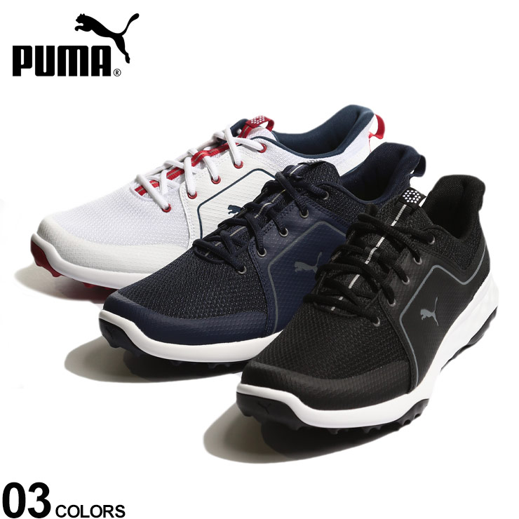 楽天市場 大きいサイズ メンズ Puma プーマ メッシュ ロゴ ローカットスニーカー Golf Fusion Sport 2 0 スニーカー スポーツ ゴルフ トレーニング ローカット クッション d22 ゼンオンライン楽天市場店