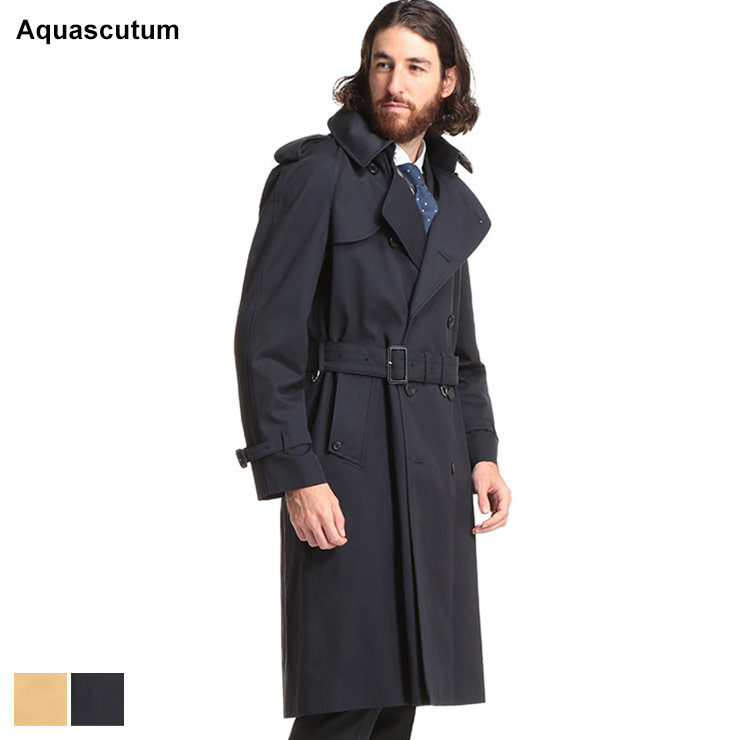 コート ビジネス Aquascutum メンズ アクアスキュータム コットン ギャバジン Aquascutum ダブル メンズ クラブチェック Aqbogartメンズファッション Bogart アクアスキュータム コート コットン ライニング トレンチコート ボガート ブランド アウター ビジネス Aqbogart