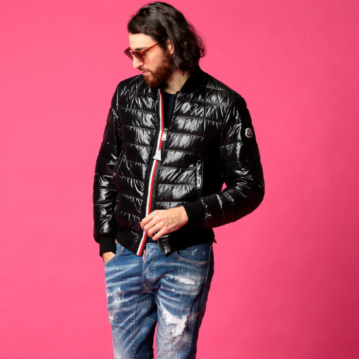 モンクレール ライン メンズ ブランド ダウンジャケット Moncler ラッカーナイロン トリコロール Perouges ライン ライトダウン Perouges ペルージュ ブランド アウター ブルゾン Mcperouges1 ゼンオンライン店21年春夏新作 Moncler モンクレール メンズ ダウン