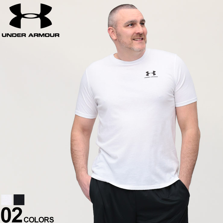 楽天市場 大きいサイズ メンズ Under Armour アンダーアーマー Heatgear Loose 胸ロゴ クルーネック 半袖 Tシャツ Sportstyle Lc Ss Tシャツ クルー 半袖 ロゴ 春 夏 スポーツ トレーニング プリントt d22 ゼンオンライン楽天市場店