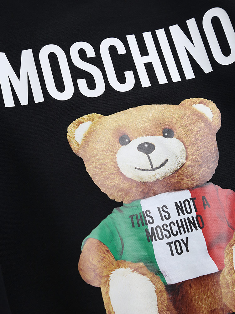 21年春夏新作 Moschino モスキーノ トレーナー くま レディース Moschino トレーナー スエット モスキーノ レディース トレーナー Moschino Italyベア ロゴ プリント クルーネック スウェット ブランド トップス スエット くま Mhl1710 Sale 8 A ゼンオンライン店