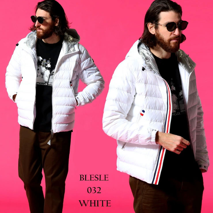 安心の定価販売 モンクレール メンズ ライトダウンジャケット Moncler トリコロール フード ライトダウン パーカー Blesle ブレル 白 ブランド アウター ブルゾン Mcblesle1 Sale 2 A 人気ショップが最安値挑戦 Mahottaritoday Com