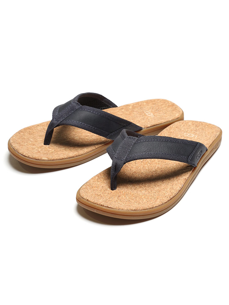 アグ オーストラリア連邦 メンズ Ugg Australia サンダル 革 ストラップ 火箸サンダル Seaside Flip Chestnut Navy ブランド ビーチサンダル ビーサン Ugg Cannes Encheres Com