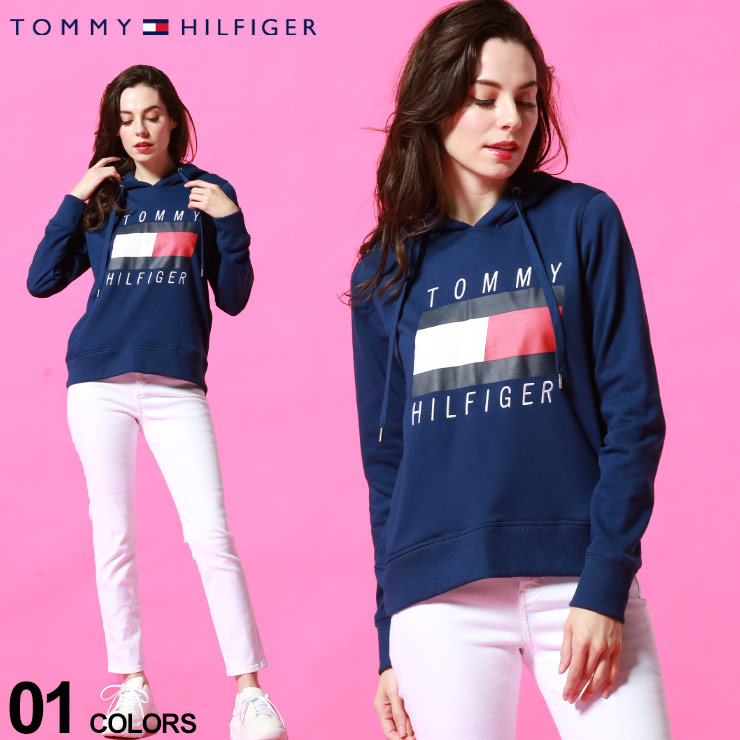 楽天市場 トミー ヒルフィガー レディース Tommy Hilfiger ロゴ マルチカラー フルジップ パーカー ブランド トップス ジップパーカー スウェット スエット フード Tmltpj Sale 8 A ゼンオンライン楽天市場店