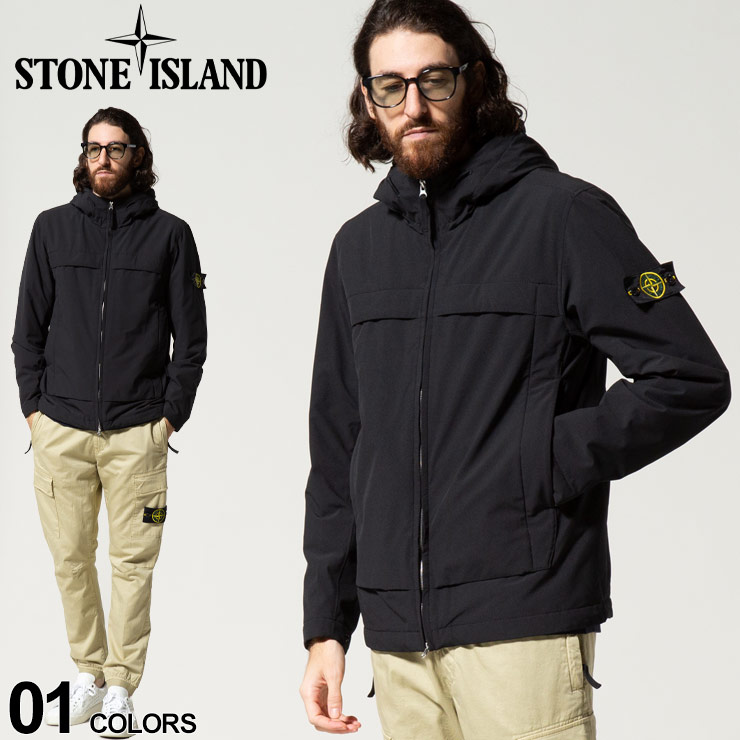 楽天市場】STONE ISLAND ストーンアイランド ロゴ フード フルジップ ...
