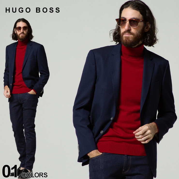 【楽天市場】ヒューゴボス HUGO BOSS ウール シングル 2ツ釦 ブレザー ブランド メンズ アウター ジャケット テーラード