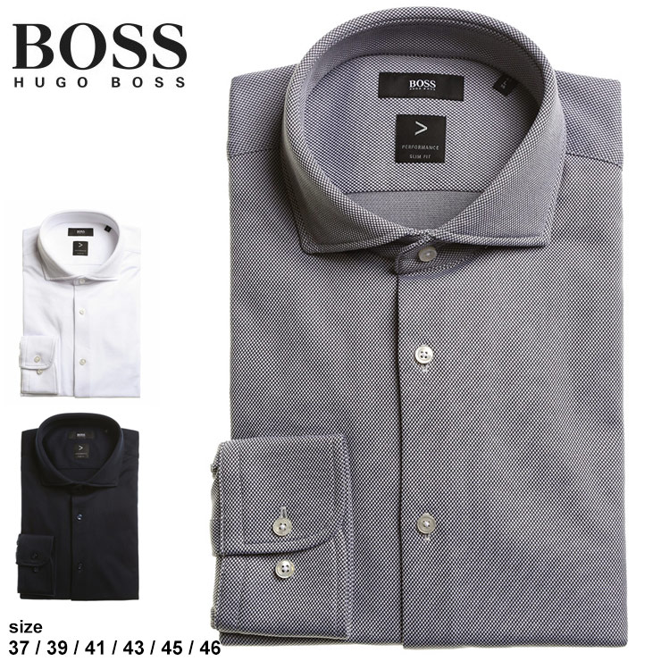 楽天市場】ヒューゴボス シャツ メンズ HUGO BOSS イージーアイロン