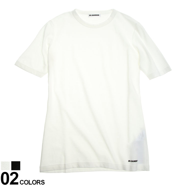 ジルサンダー レディース パーカー Jil Sander 裾ロゴ クルーネック 半袖 Tシャツブランド トップス Tシャツ シャツ Jlljppu 今季も再入荷