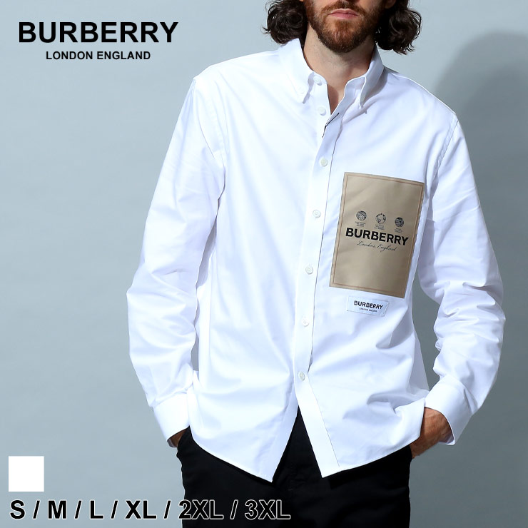 楽天市場】バーバリー メンズ シャツ BURBERRY ブランド 長袖シャツ