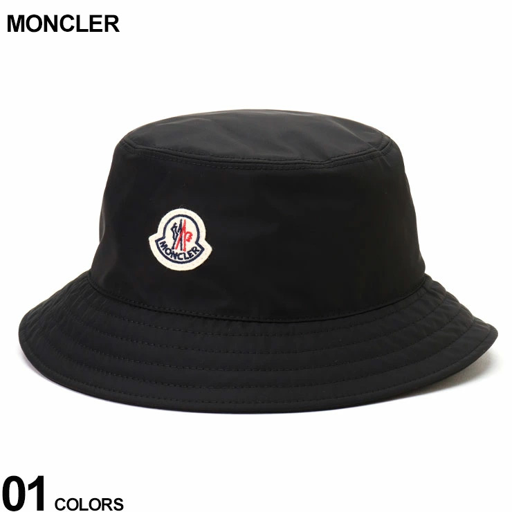 茄子紺 現行・未使用級✨ MONCLER バケットハット ツイード 23SS 白黒