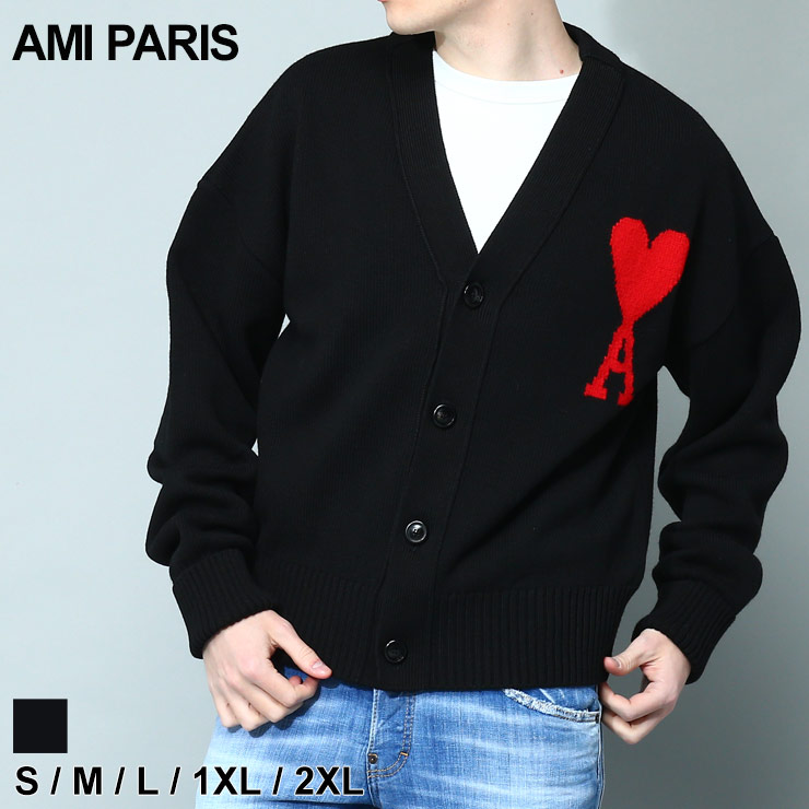 楽天市場】アミパリス AMI PARIS カーディガン ニット セーター カーデ