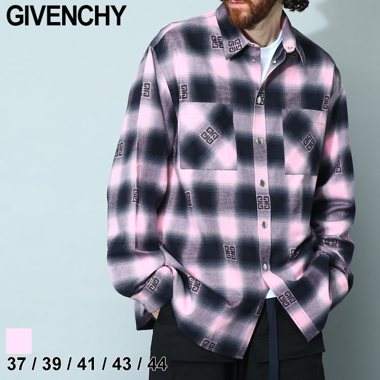 GIVENCHY ジバンシー グレー長袖シャツ Lサイズ | gulatilaw.com