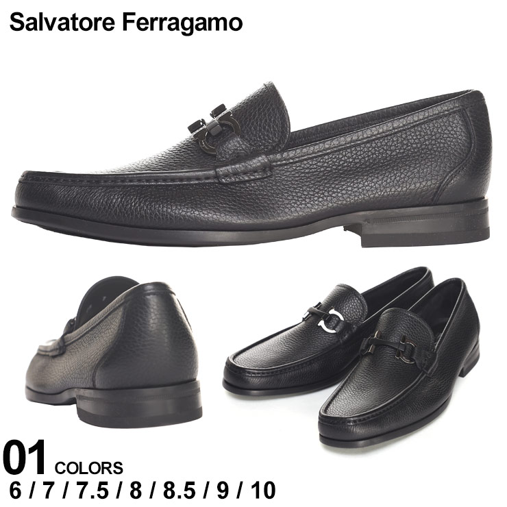 Ferragamo フェラガモ 革靴 メンズ 9½ FERRAGAMO フェラガモ 靴 メンズ ビット ローファー ガンチーニ