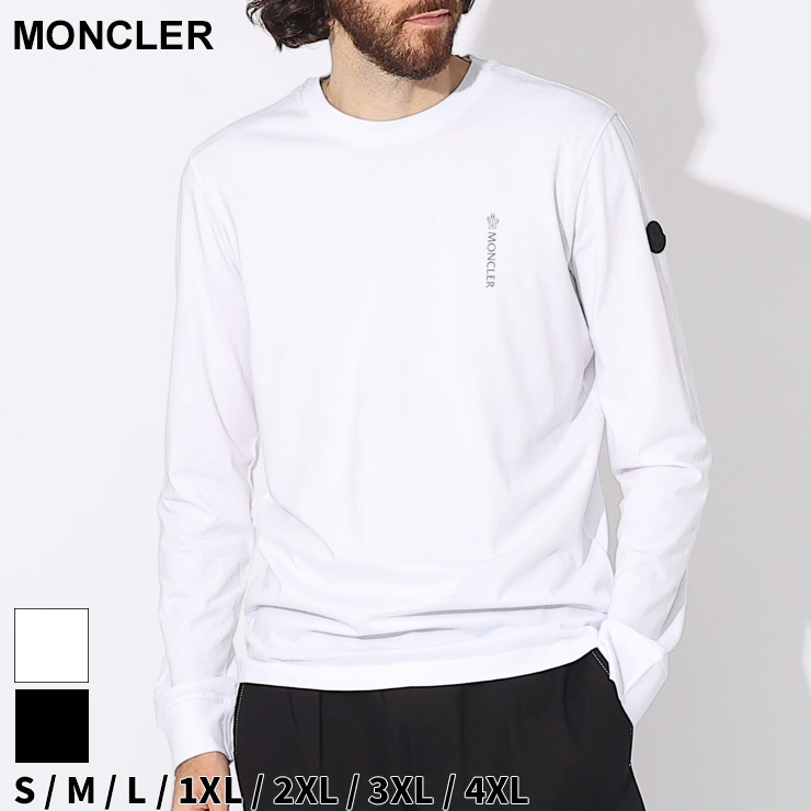 楽天市場】モンクレール Tシャツ 長袖 MONCLER メンズ ロンT ロゴ