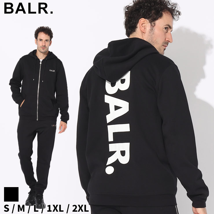 楽天市場】BALR ボーラー Q-Series Straight Zip Thru Hoodie