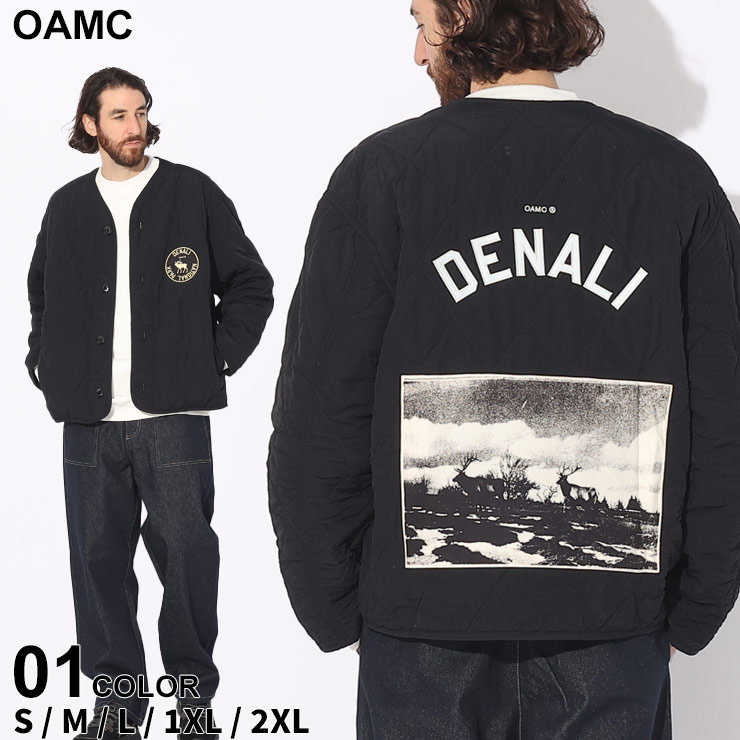 【 新品未使用 】OAMC ノーカラージャケット　カーキ　jil sander Oggiコラボ パウダリーツイル ノーカラージャケット モカ