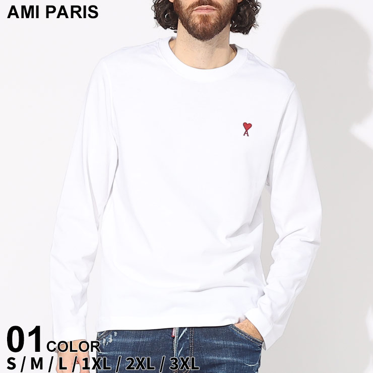 楽天市場】AMI Paris アミ パリス 長袖 ロンT AMI DE COEUR LONG