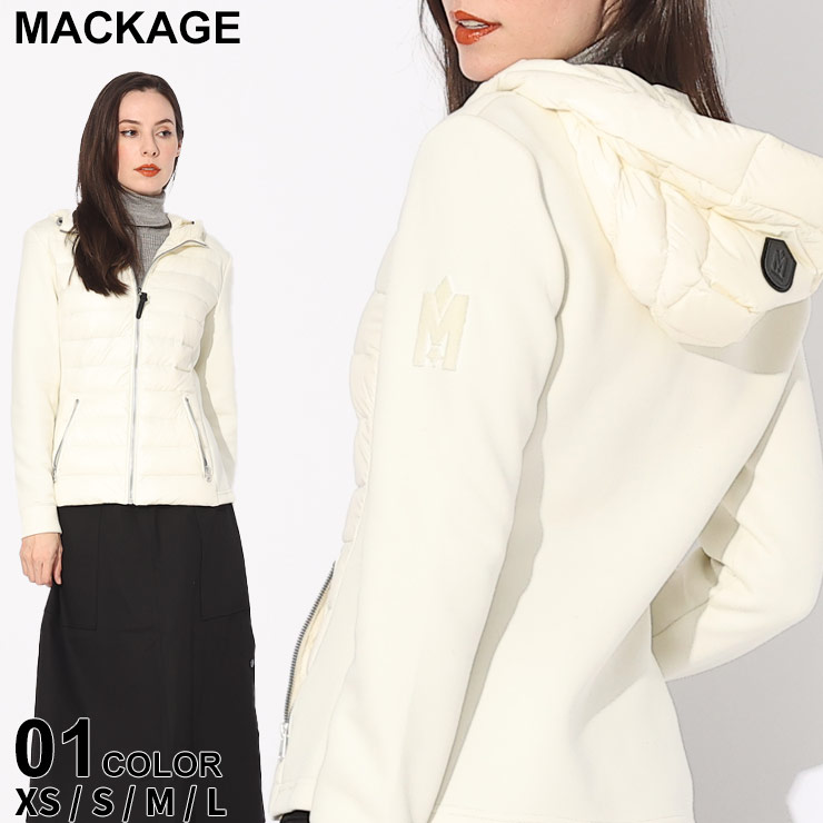 楽天市場】マッカージュ ダウン MACKAGE レディース パーカー フロント