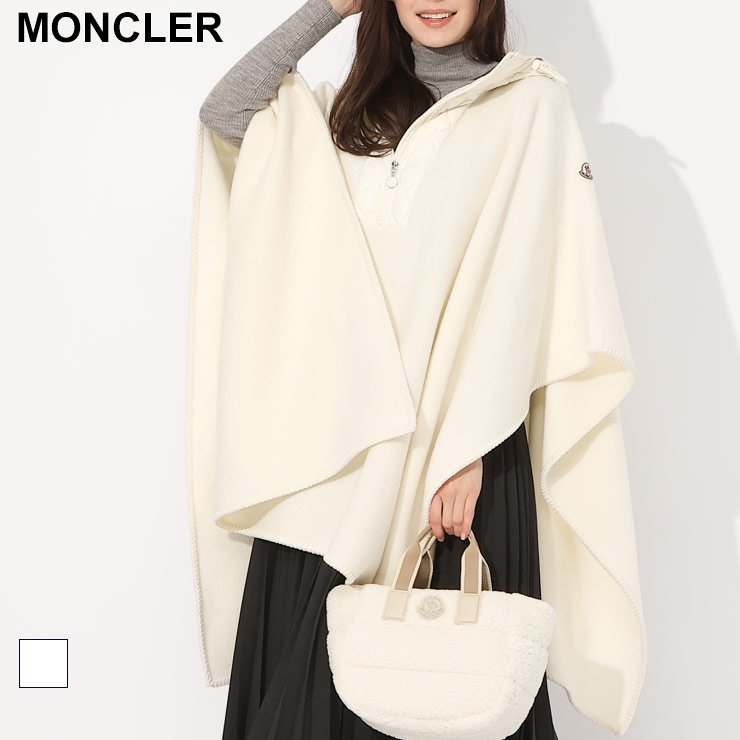 【未使用タグ付き】MONCLER MANTELLA ウールケープ ポンチョ ロゴ org.jpg