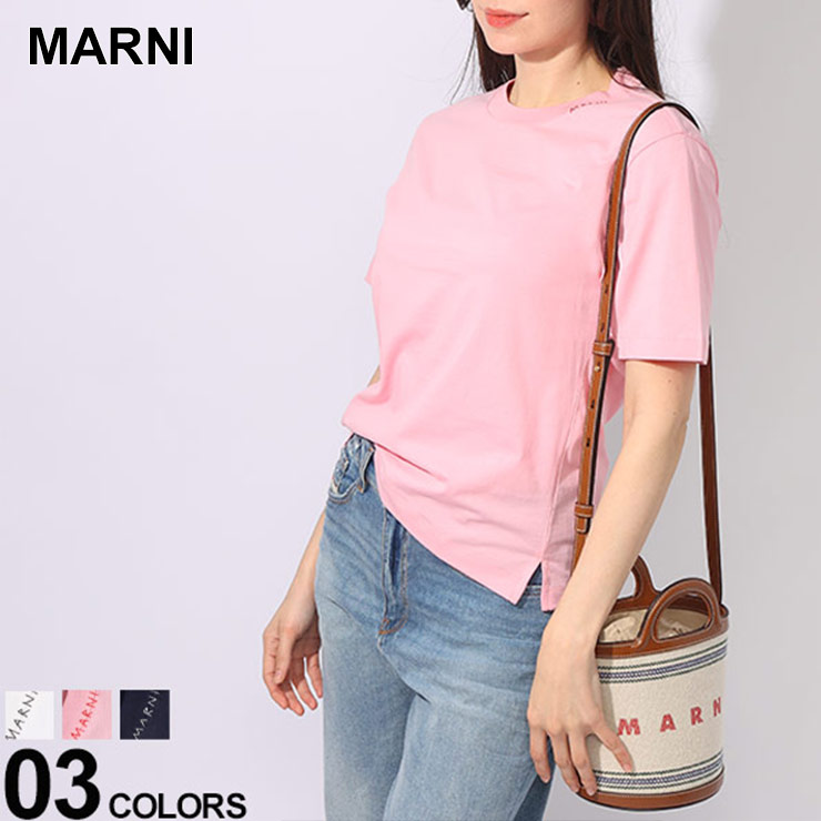楽天市場】マルニ Tシャツ レディース 花柄 ロゴ フラワー 半袖